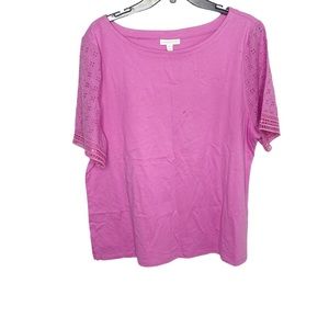 Charter Club pink top size XXL e